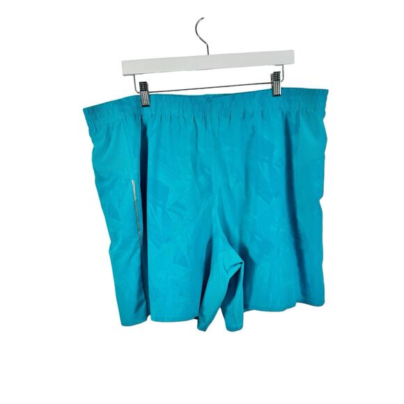 VRST Aqua Blue Lined Running Shorts Active Gym Workout Mens XXL - Picture 1 of 6